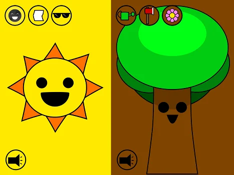 Sprunki Talking Mr Sun and Mr Tree