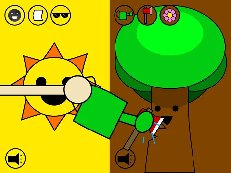 Sprunki Talking Mr Sun and Mr Tree