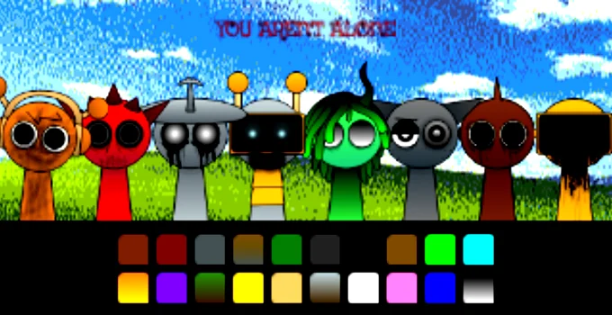 Sprunki You Aren't Alone Game Cover