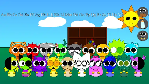 Sprunki Daycare Pyramixed Interactive