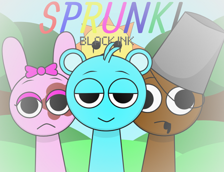 BLACK INK SPRUNKI Game Cover