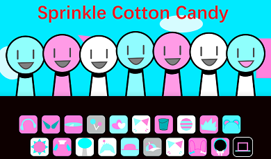 Sprinkle Cotton Candy
