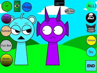 Sprunki Kick The Buddy