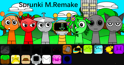 Sprunki M.Remake Game Cover