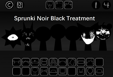 Sprunki Noir Black Treatment