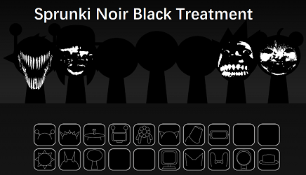 Sprunki Noir Black Treatment