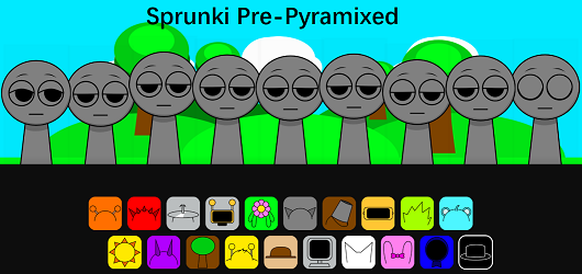 Sprunki Pre Pyramixed Prototype Cover