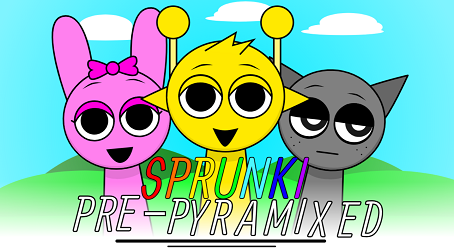 Sprunki Pre Pyramixed Prototype Game Cover