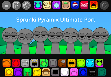 Sprunki Pyramix Ultimate Port Game Cover