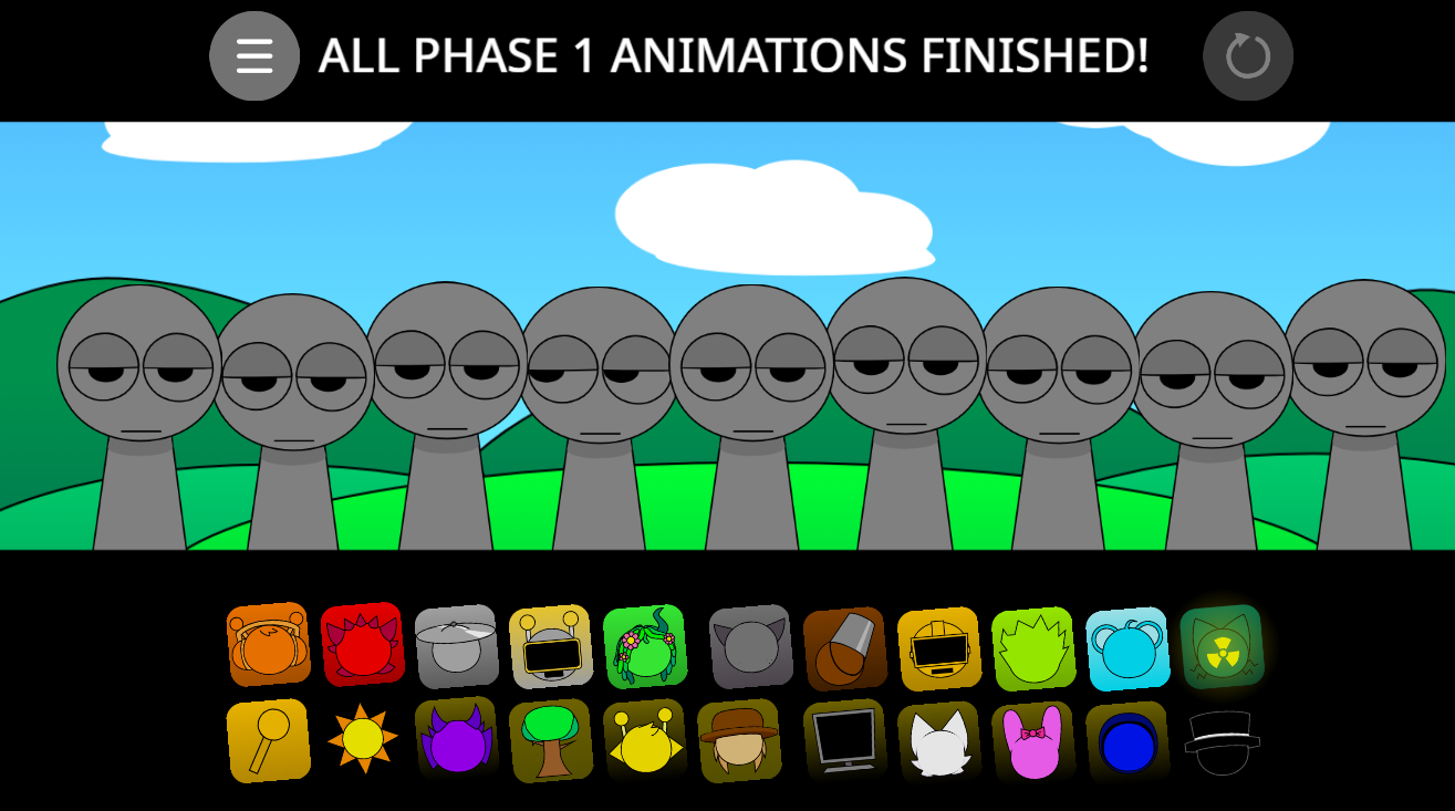 Sprunki Pyramixed Finished All Phase 1 Animations Finished