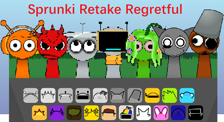 Sprunki Retake Regretful Game Cover