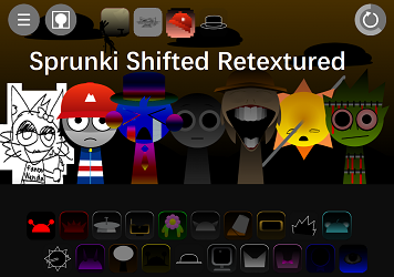 Sprunki Shifted Retextured Game Cover