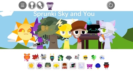 Sprunki Sky and You Sprunki Sky and You