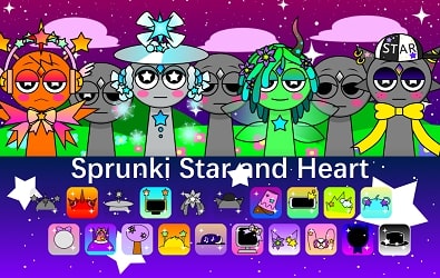 Sprunki Star and Heart