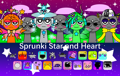 Sprunki Star and Heart Game Cover