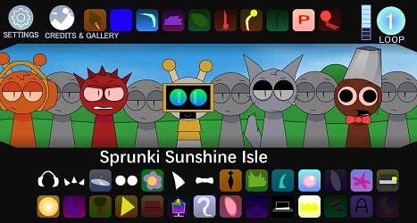 Sprunki Sunshine Isle