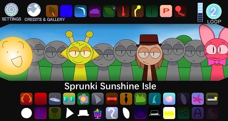 Sprunki Sunshine Isle Sprunki Sunshine Isle