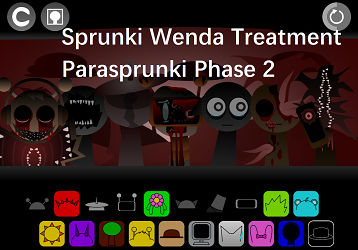 Sprunki Wenda Treatment Parasprunki Phase 2 Game Cover