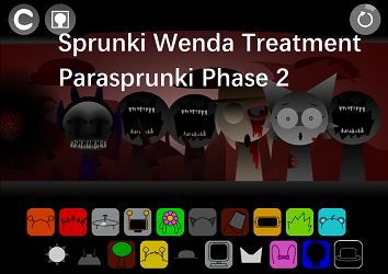 Sprunki Wenda Treatment Parasprunki Phase 2 Game Cover